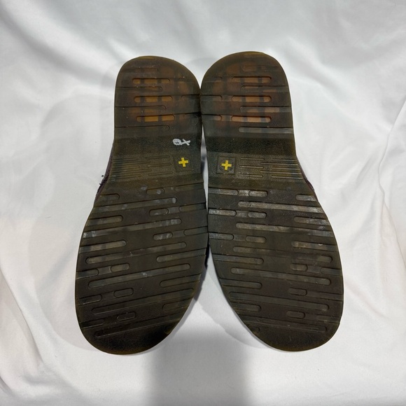 Dr Martens Boyle Brown Leather Slip On Shoes 12 Chunky Casual Durable Workwear - Picture 8 of 10